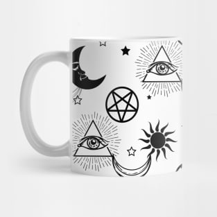 halloween illuminati eye Mug